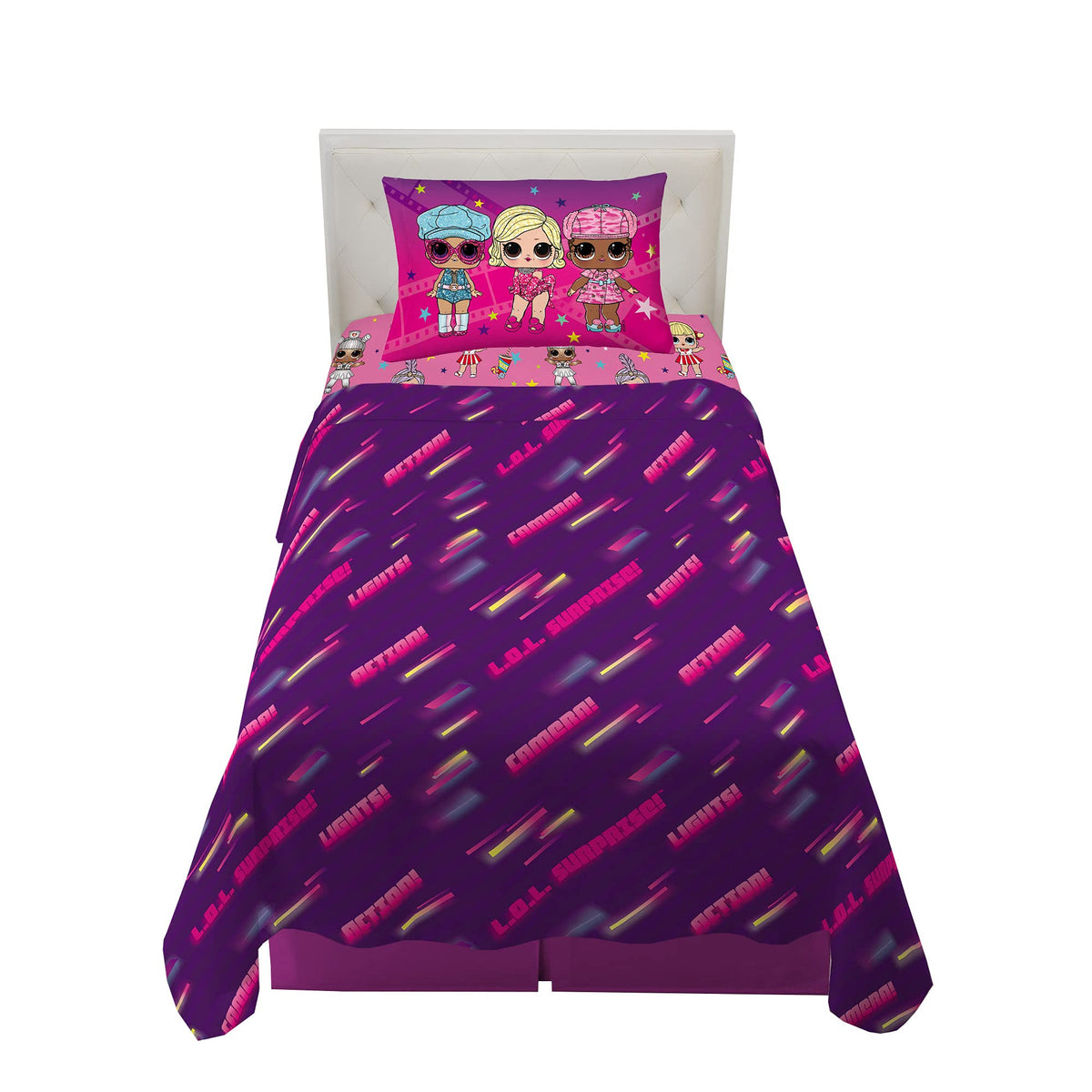 Franco Kids Bedding Super Soft Microfiber Sheet Set Twin LOL Surprise