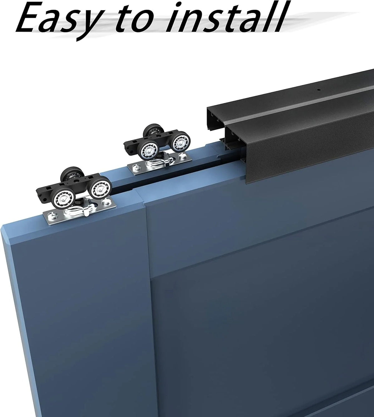 Sturdy Aluminum Bypass Closet Door Tracks