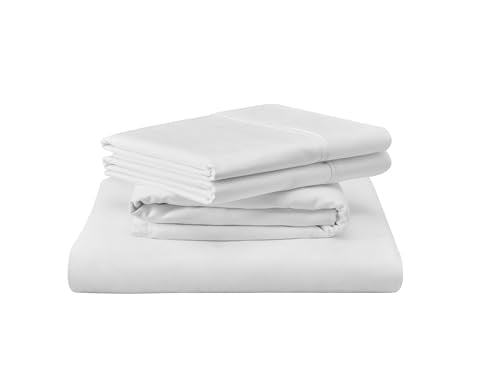 TEMPUR Luxe Egyptian Cotton Sheet Set White - Twin