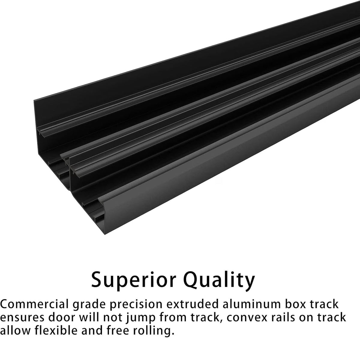 Sturdy Aluminum Bypass Closet Door Tracks