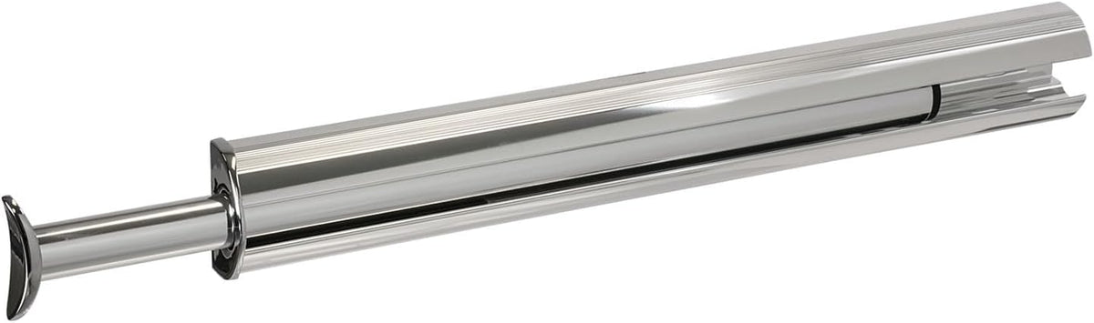 TAG Hardware Premium 14 1/8 Inch Long Expendible Pullout Closet Wardrobe Valet Rod (Polished Chrome)